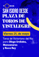 Feria de San... (T2021): Toros de Victoriano del Río para Diego Urdiales, Manzanares y Roca Rey (21/05/2021)