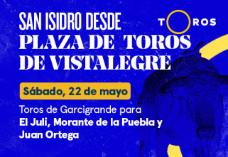 Feria de San... (T2021): Toros de Garcigrande para El Juli, Morante de la Puebla y Juan Ortega (22/05/2021)