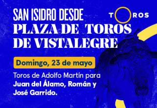 Feria de San... (T2021): Toros de Adolfo Martín para Juan del Álamo, Román y José Garrido (23/05/2021)