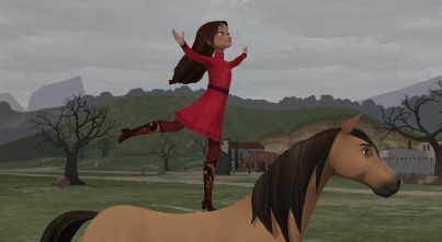 Spirit: Cabalgando en libertad - Fortu y el espíritu navideño