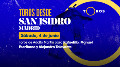 Feria de San Isidro (T2022): Toros de Adolfo Martín para Rafaelillo, Manuel Escribano y Alejandro Talavante (04/06/2022)