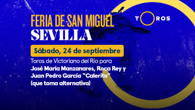 Feria de San... (T2022): Toros de V. del Río para José María Manzanares, Roca Rey y Juan Pedro García 