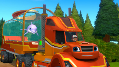 Blaze y los Monster Machines - Tráiler Blaze: Reparto de Delfín