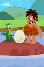 Dino y la... (T2): Los cazadores de huevos saltan sobre géiseres, trepan por la flor gigante y buscan en la isla que se