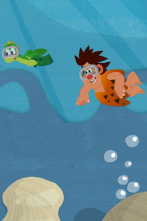 Dino y la... (T2): Los cazadores de huevos en busca de las huellas, saltan entre las nubes y se sumergen en el océano