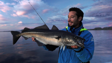 Pescando en los fiordos noruegos