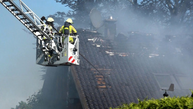 Bomberos en acción