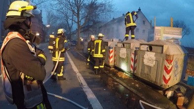 Bomberos en acción