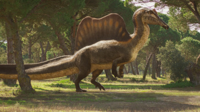 Imagen de Caminando entre...: La lucha en el río del Spinosaurus - 4