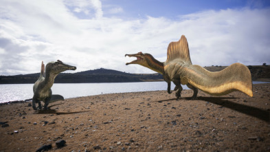 Imagen de Caminando entre...: La lucha en el río del Spinosaurus - 5