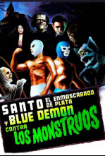 Imagen de Santo el enmascarado de plata y Blue Demon contra los monstruos - 2