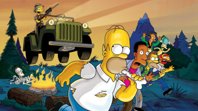 Los Simpson - El furioso Abe Simpson y su descentrado descendiente en la maldición del pez volador