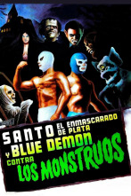 Imagen de Santo el enmascarado de plata y Blue Demon contra los monstruos - 1