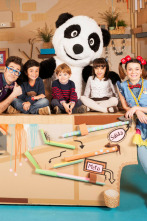 Panda y la cabaña de cartón