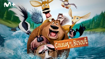 Colegas en el bosque