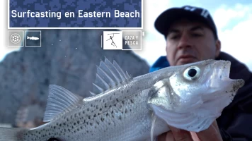 Surfcasting en Eastern Beach