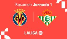 Jornada 1. Jornada 1: Villarreal - Betis