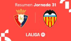 Jornada 31. Jornada 31: Osasuna - Valencia