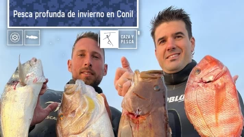 Pesca profunda de invierno en Conil