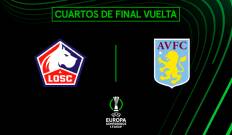 Cuartos de final. Cuartos de final: Lille - Aston Villa