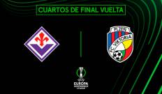 Cuartos de final. Cuartos de final: Fiorentina - Viktoria Plzen