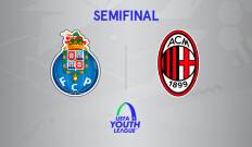 Semifinales. Semifinales: Oporto - Milan