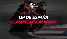 GP de España. GP de España: Clasificación Moto3