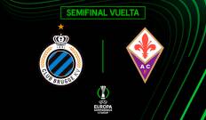 Semifinales. Semifinales: Brujas - Fiorentina