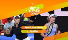Ronda Femenina. Ronda Femenina: Pavlyuchenkova - Saville (Sonido Ambiente)