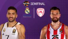 Semifinales. Semifinales: Real Madrid - Olympiacos