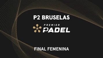 Final Femenina. Final Femenina: Josemaría/Sánchez - Brea/Triay