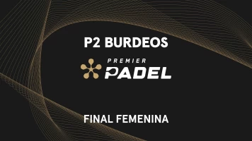 Final Femenina. Final Femenina