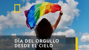 Día del orgullo desde el cielo