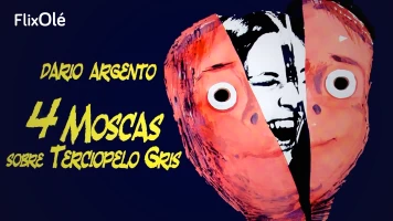 Cuatro moscas sobre terciopelo gris