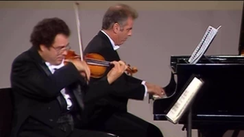 Brahms: Sonata para violín n.º 3 - Trío para violín trompa y piano - Perlman Barenboim Clevenger