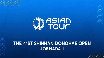 41st Shinhan Donghae Open. 41st Shinhan Donghae Open (VO) Jornada 1