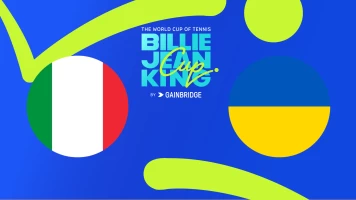 Billie Jean King Cup Finals. T(2025). Billie Jean King... (2025): Italia - Ucrania Semifinal Individual 1