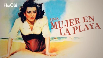 Una mujer en la playa