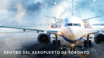 Dentro del aeropuerto de Toronto
