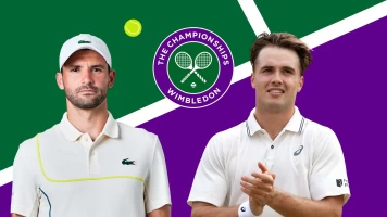Masculino. Masculino: Dimitrov - Fery