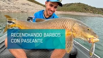 Recechando barbos con paseantes