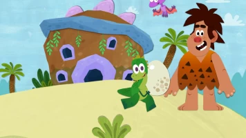 Juega y aprende con Dino & la búsqueda de huevos