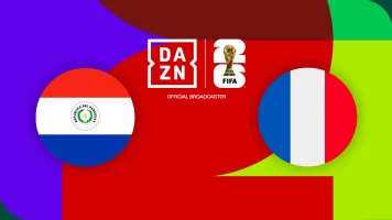 Octavos de final. Octavos de final: Paraguay - Francia