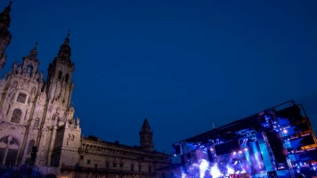 Panorama. A despedida de Fátima no Obradoiro
