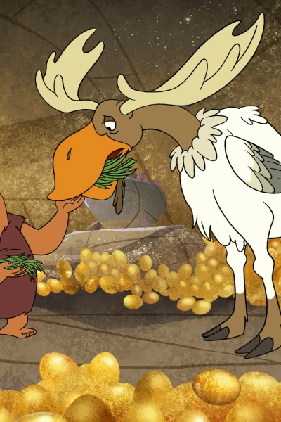 El amanecer de los Croods. T(T1). El amanecer de... (T1): Huevos para todos / Creo que estamos solos, miau