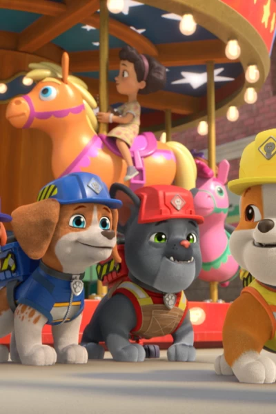 Equipo Rubble. T(T1). Equipo Rubble (T1): El equipo construye un show de fuentes; El equipo construye un carrusel