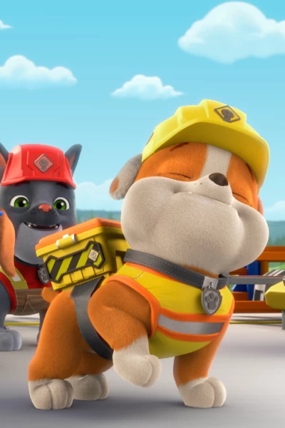 Equipo Rubble. T(T1). Equipo Rubble (T1): El equipo Rubble construye una cafetería de palomitas; El equipo Rubble soluciona un lío resbaladizo