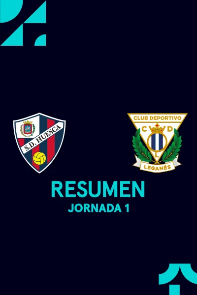 Jornada 1. Jornada 1: Huesca - Leganés