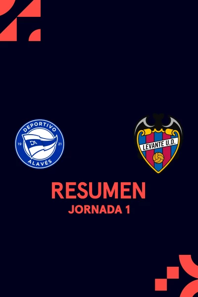 Jornada 1. Jornada 1: Alavés - Levante
