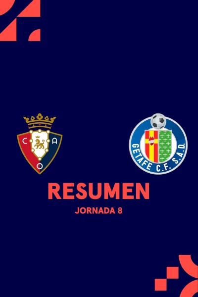 Jornada 8. Jornada 8: Osasuna - Getafe